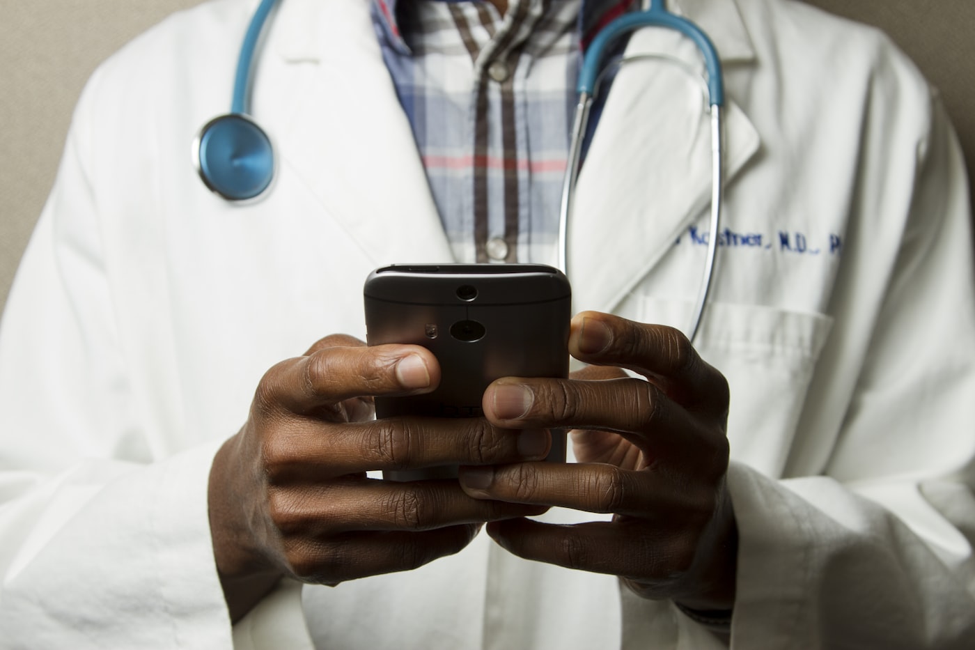 Healthcare team coordinating patient care and claims